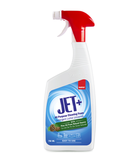SANO JET+ DETERGENT UNIVERSAL SPUMA cu ulei de pin din surse naturale  750ml